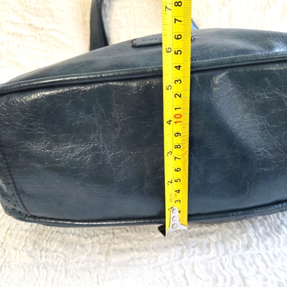 Nine WEST Women's HandBag Green  Size L Tote Chic Casual ‎ Y2K W16" x H11" x D5" - Picture 6 of 16